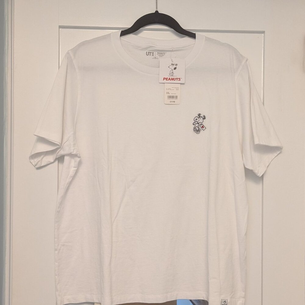 Uniqlo KAWS x PEANUTS White T-Shirt - NWT - Womens size XXL